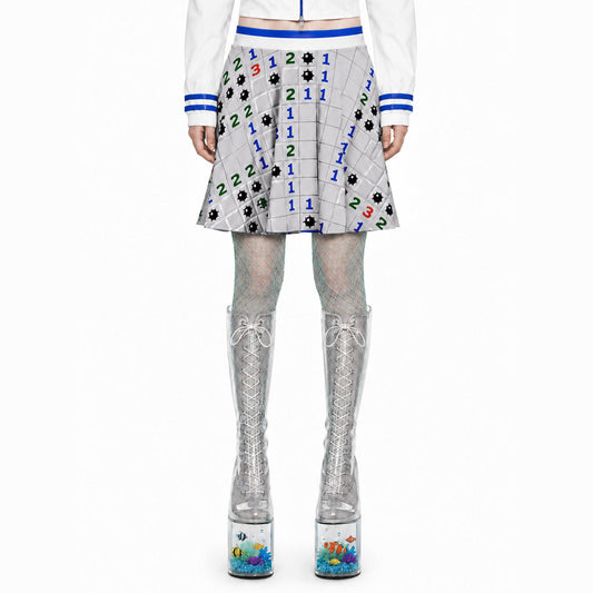Frutiger Aero Minesweeper Skirt