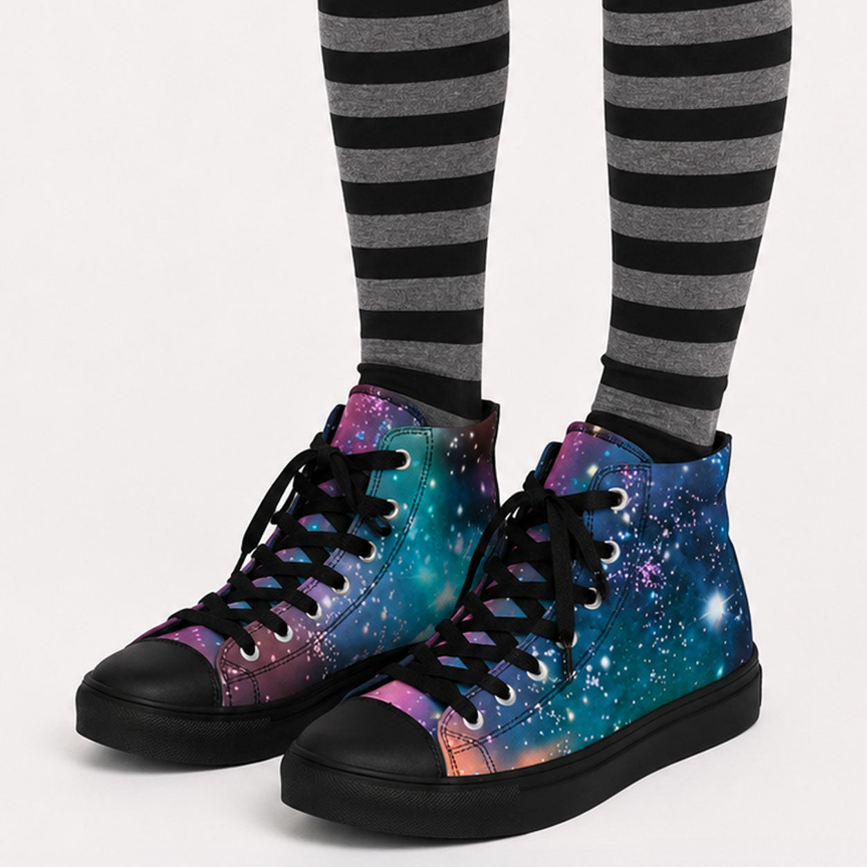 Galaxy High Top Canvas Shoes