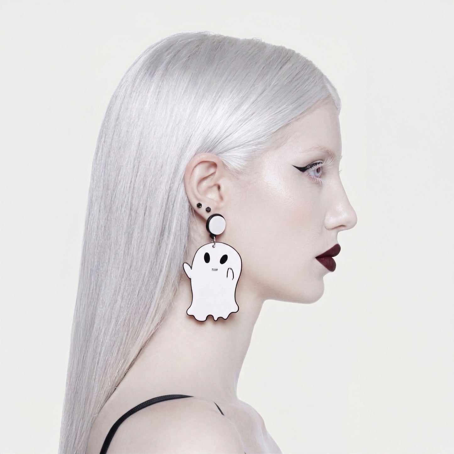 Ghost Acrylic Drop Earrings