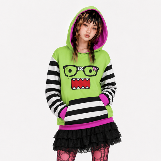Zombie Nerd Monster Hoodie (2XS to 6XL)