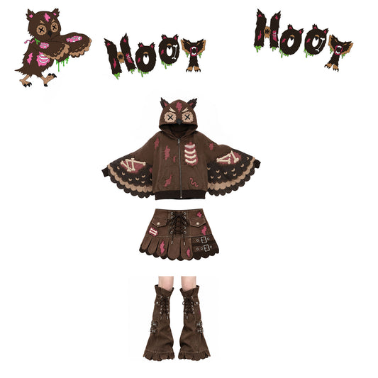 Hoot Hoot Zombie Owl 3-Piece Outfit Set