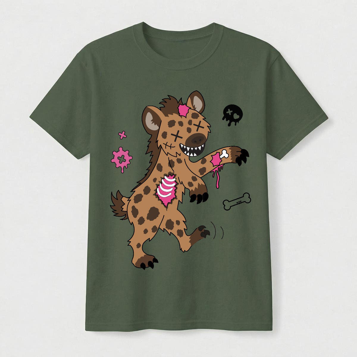 Zombie Hyena Unisex Graphic Tee