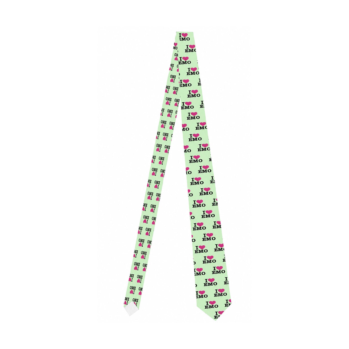 I Love Emo Skinny Tie Scene Y2K Unisex Neck Tie