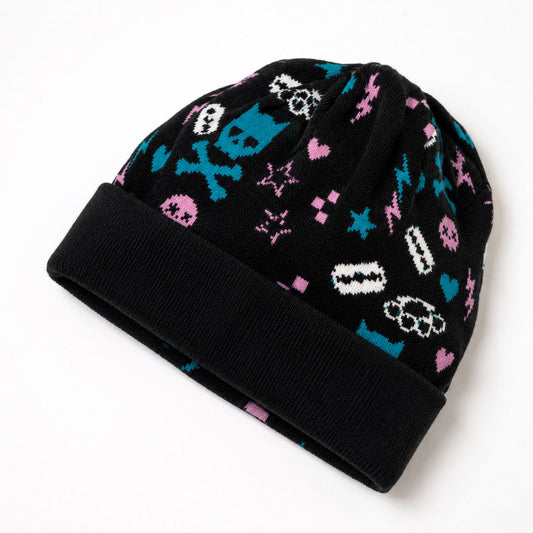 Electric Cat Scene Queen Unisex Beanie