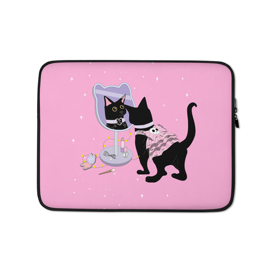 Pastel Goth Kitty Laptop Sleeve