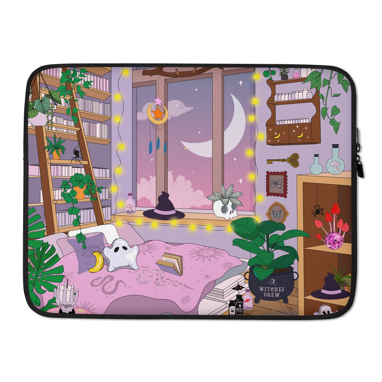 Pastel Witch Spell Room Laptop Sleeve