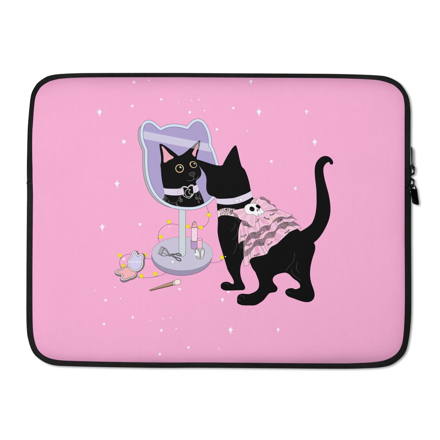 Pastel Goth Kitty Laptop Sleeve