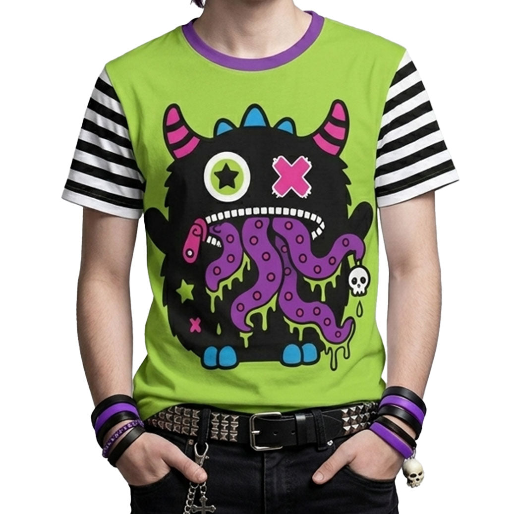 Monster Tentacle Emo Scene Cotton Unisex T-Shirt (XS to 5XL)