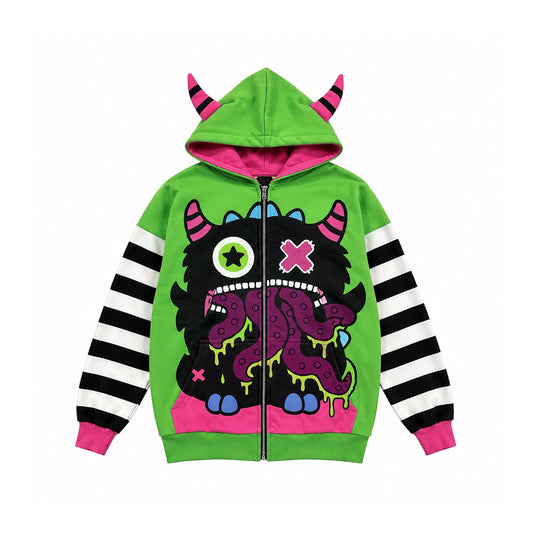 Sheppy Zippy Tako Spiky Unisex Hoodies