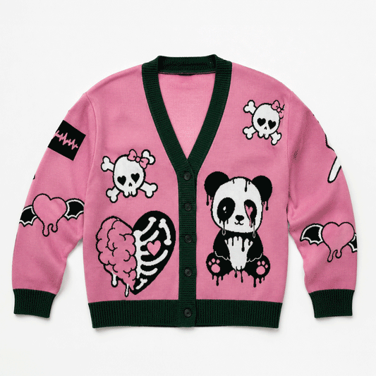 Creepy Cute Pastel Goth Unisex Cardigan (XS–3XL)