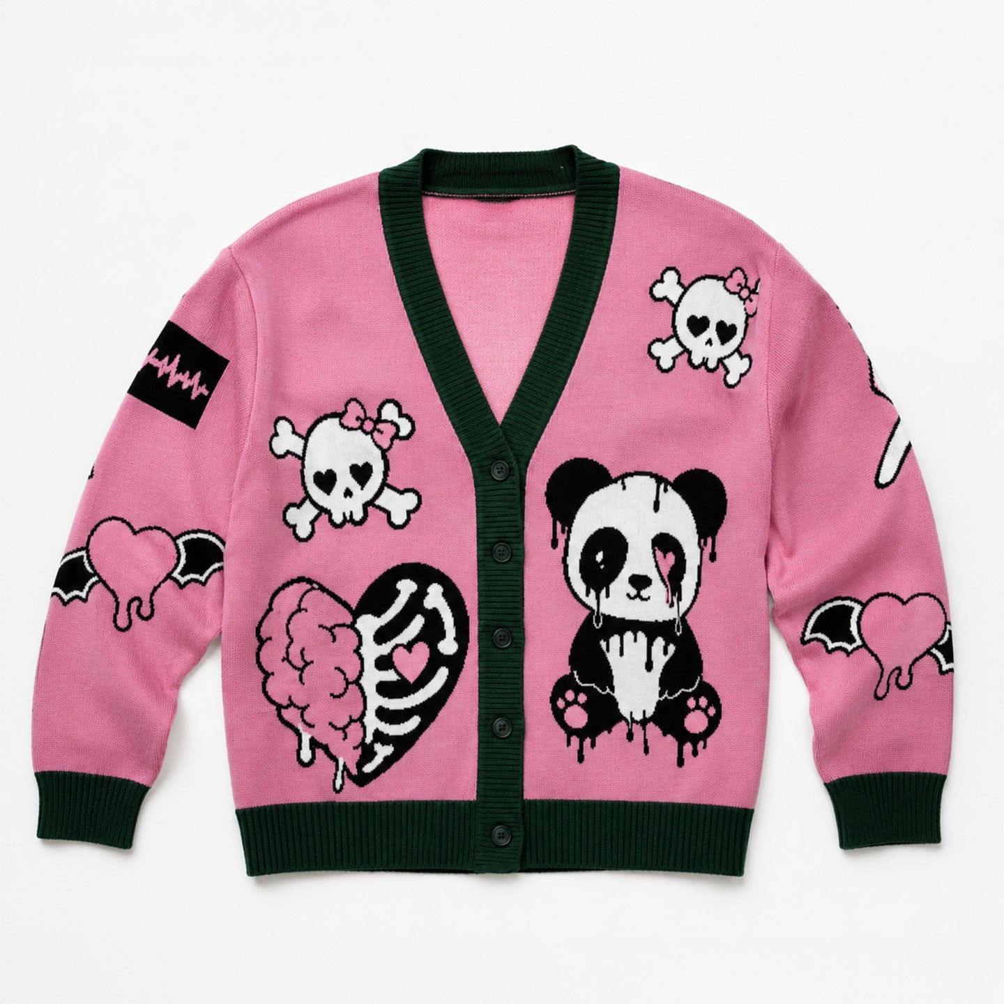Creepy Cute Pastel Goth Unisex Cardigan (XS–3XL)