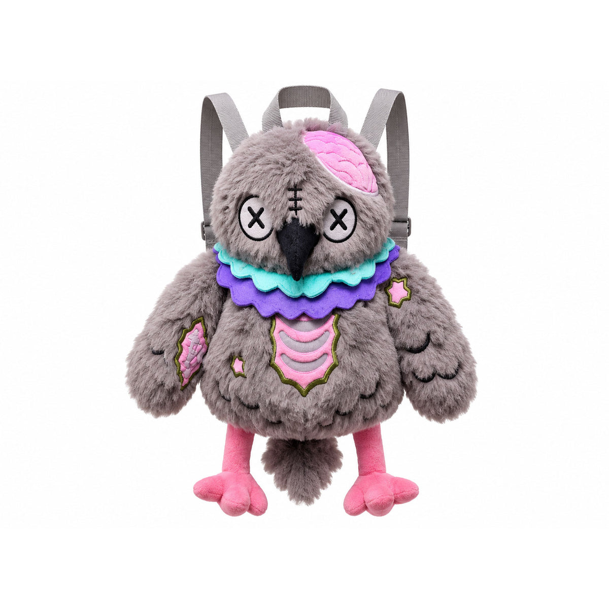 Zombie Pigeon Plush Backpack