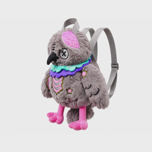 Zombie Pigeon Plush Backpack