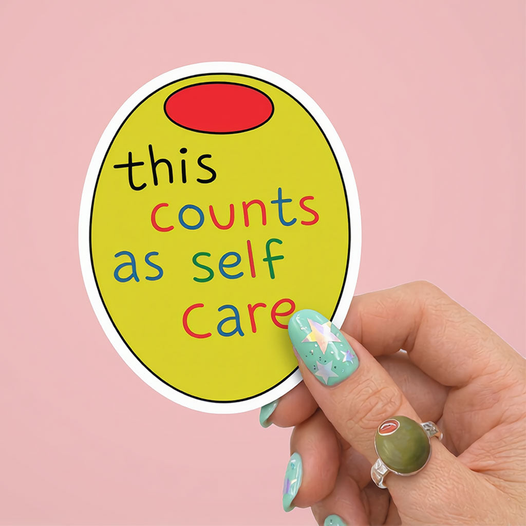 This Counts as Self Care Sticker