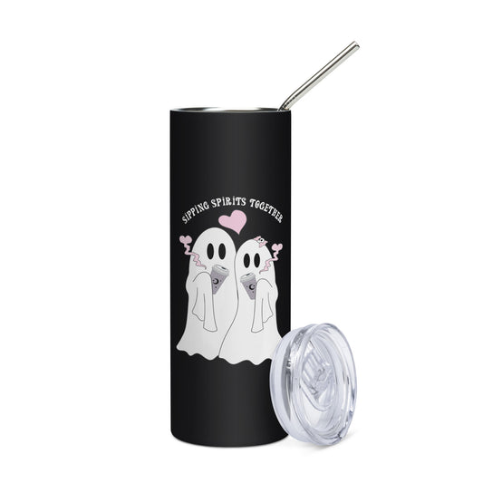 GHOST, COFFEE and LOVE Stainless steel tumbler