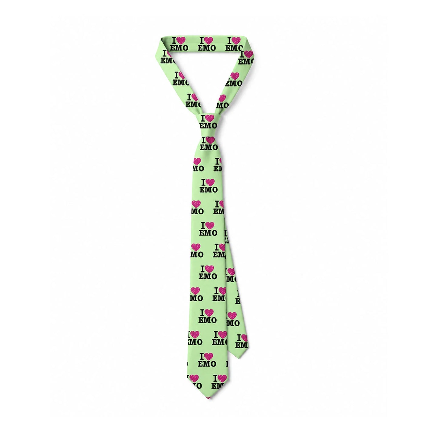 I Love Emo Skinny Tie Scene Y2K Unisex Neck Tie