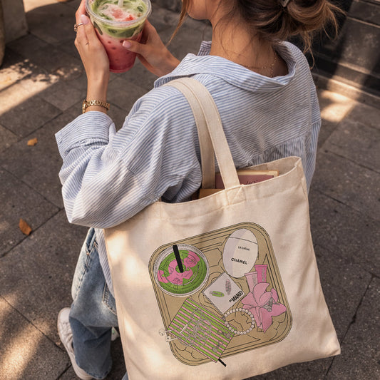 Coffee Run – March Edition Canvas Tote