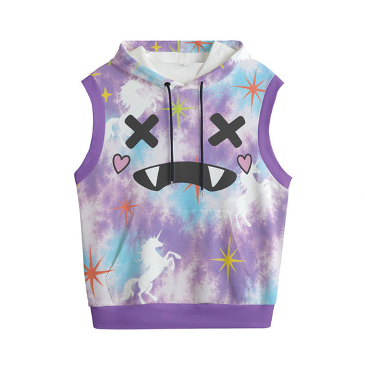 Monster Unicorn Galaxy Hooded Vest