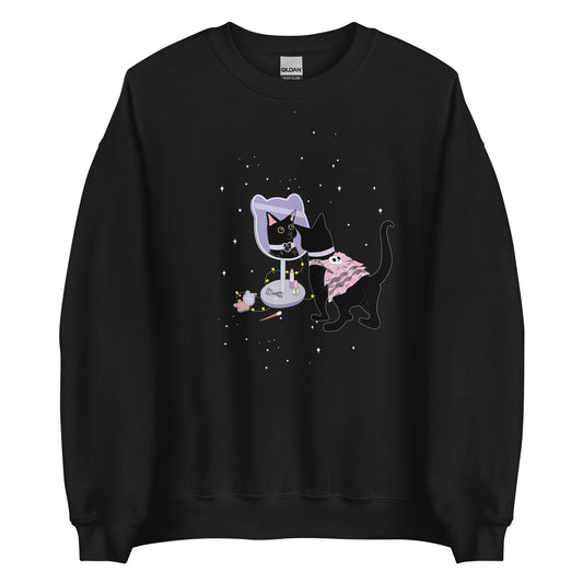 Pastel Goth Kitty Unisex Sweatshirt