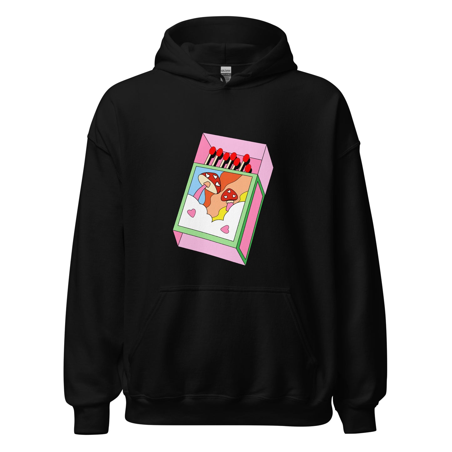 Groovy Mushroom Match  Unisex Hoodie