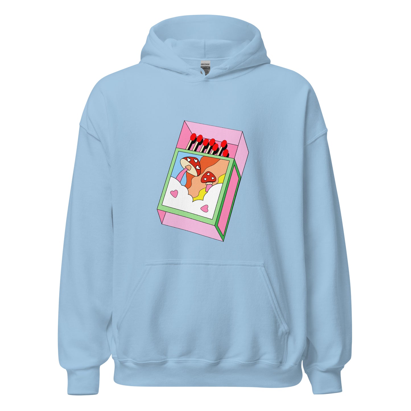 Groovy Mushroom Match  Unisex Hoodie