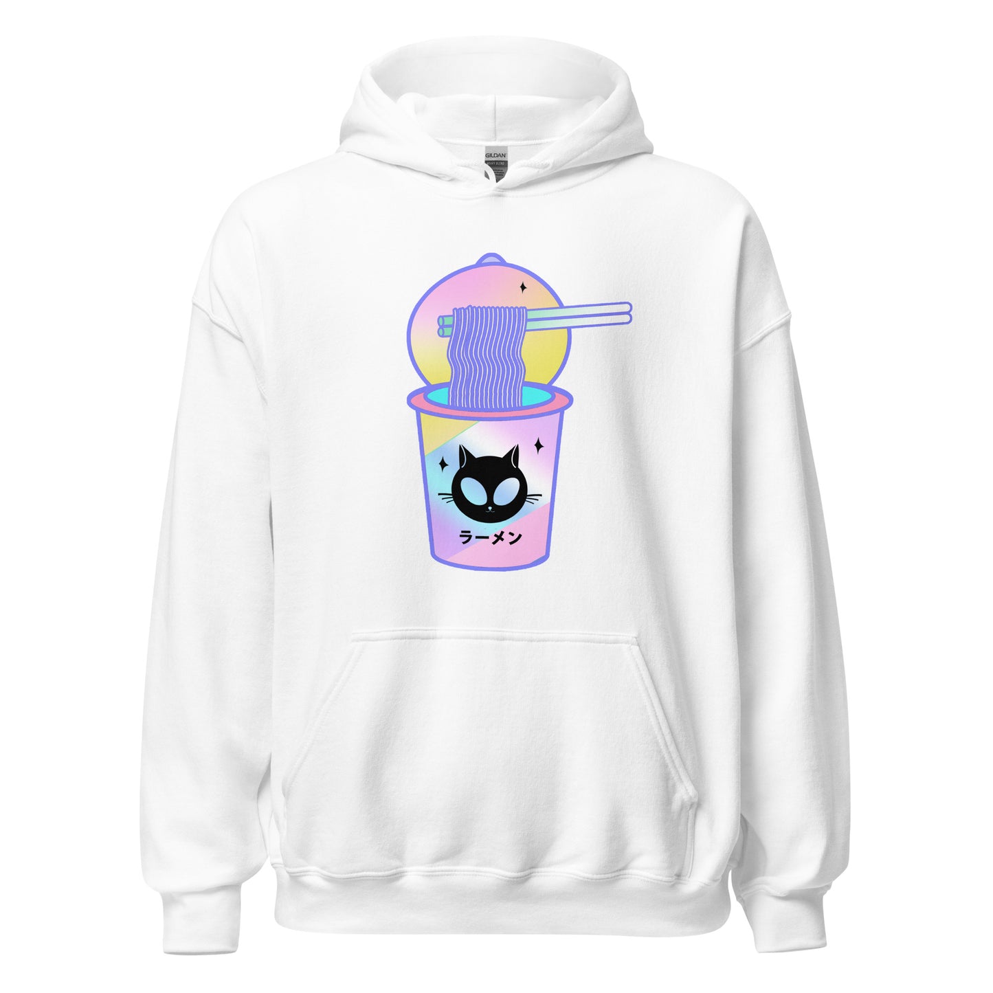 Alien Cat Ramen Unisex Hoodie