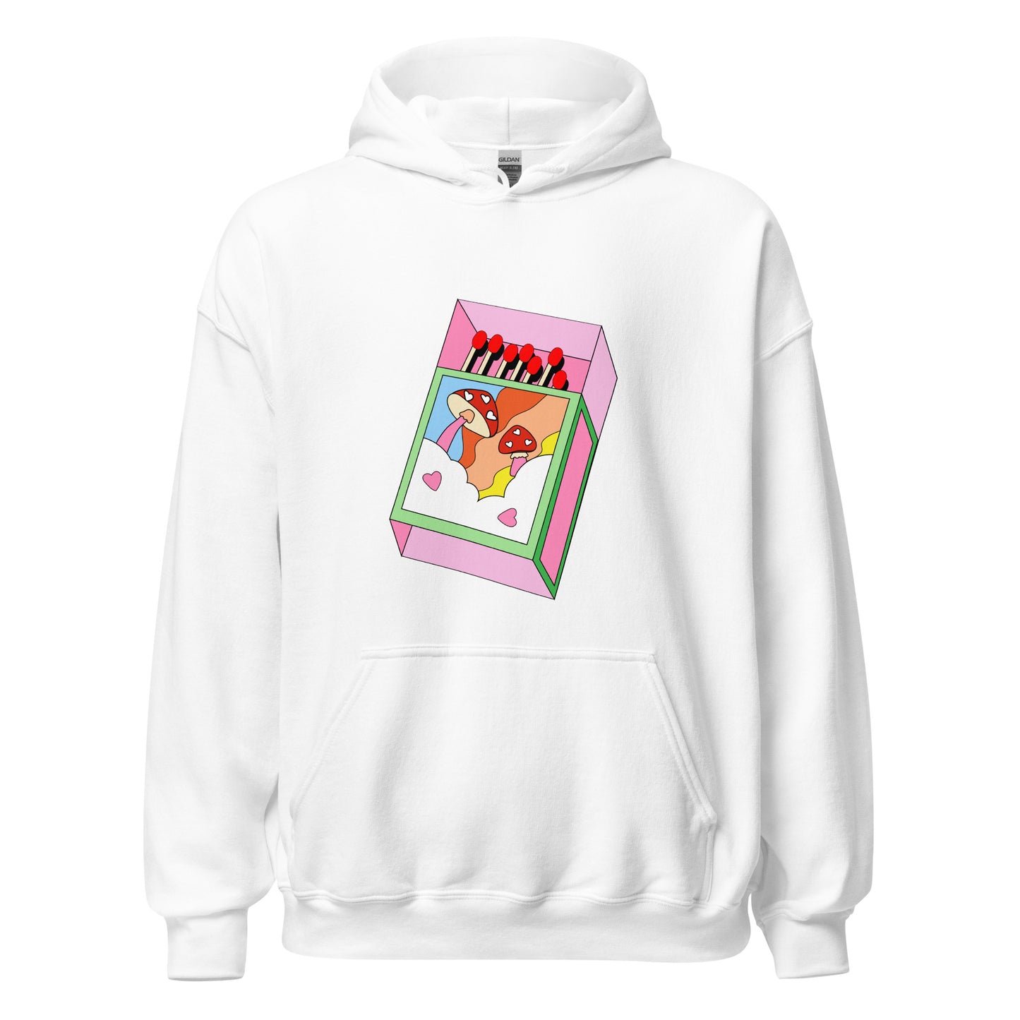 Groovy Mushroom Match  Unisex Hoodie