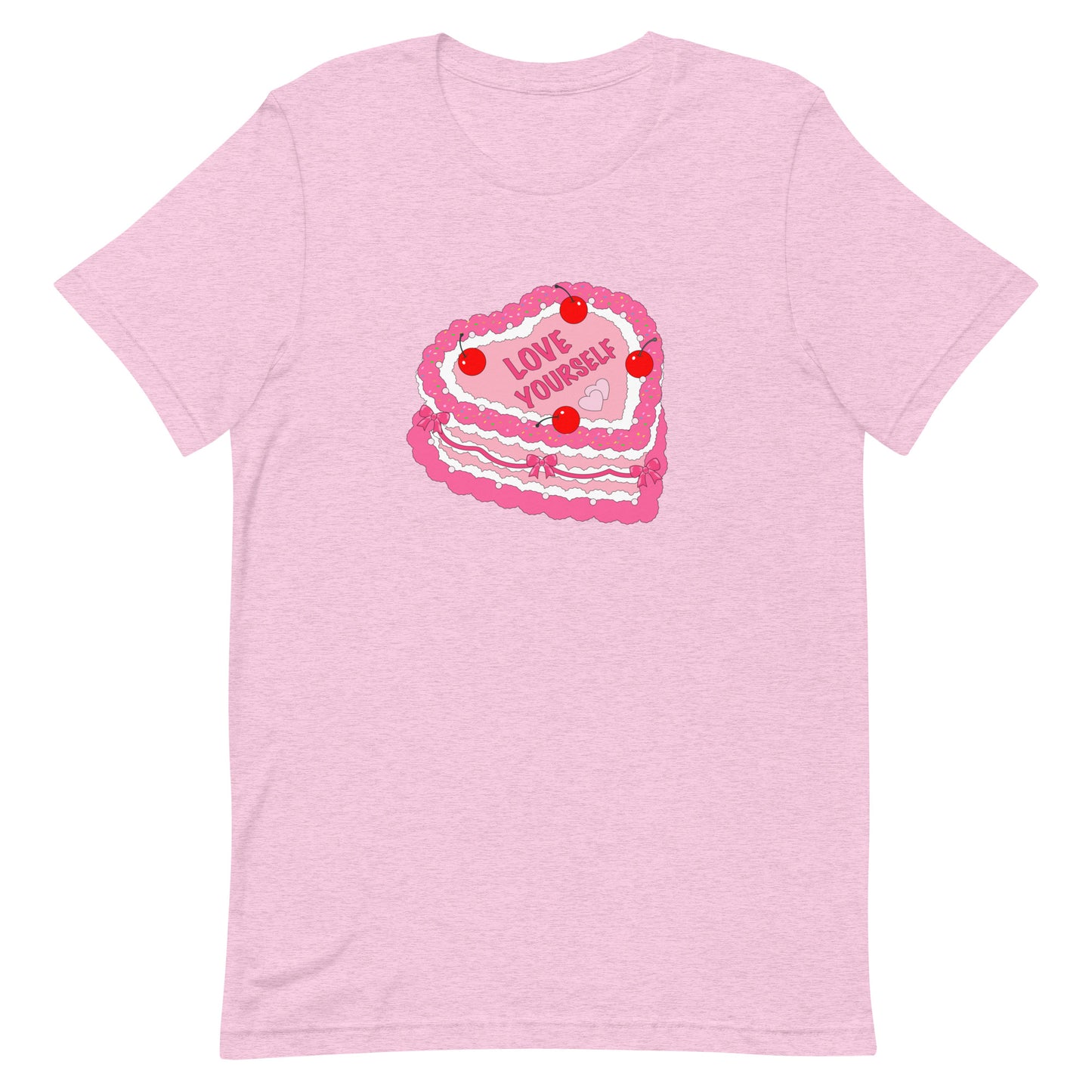 Love Yourself Cake Unisex t-shirt