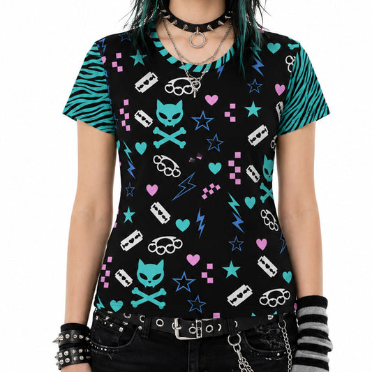 Scene Kid Zebra Emo Baby Tee