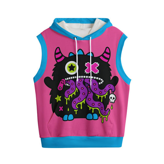 Sheppy Zippy Tako Monster Cotton Unisex Hooded Vest (XS–5XL)