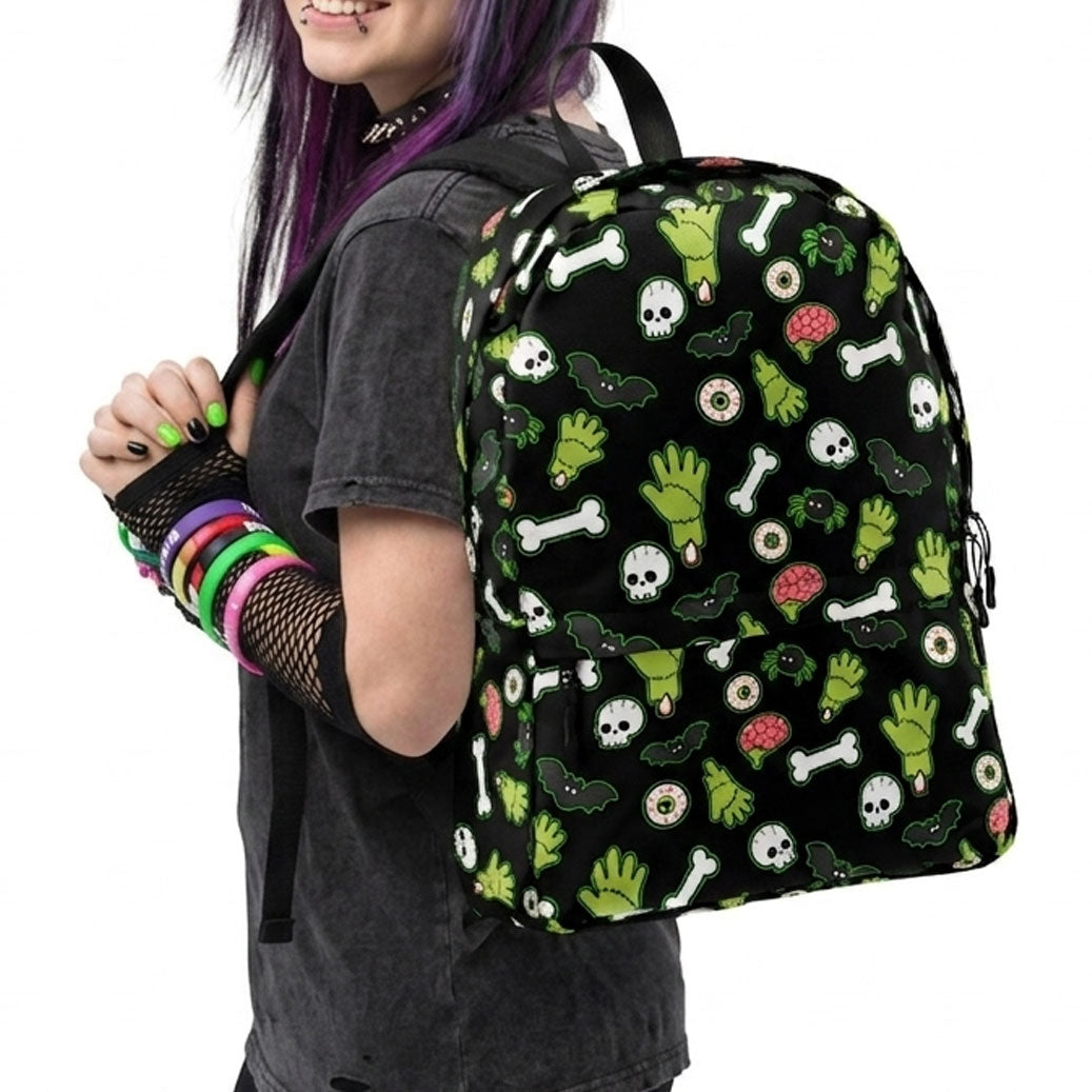 Zombie Graveyard Emo Scene Unisex Backpack