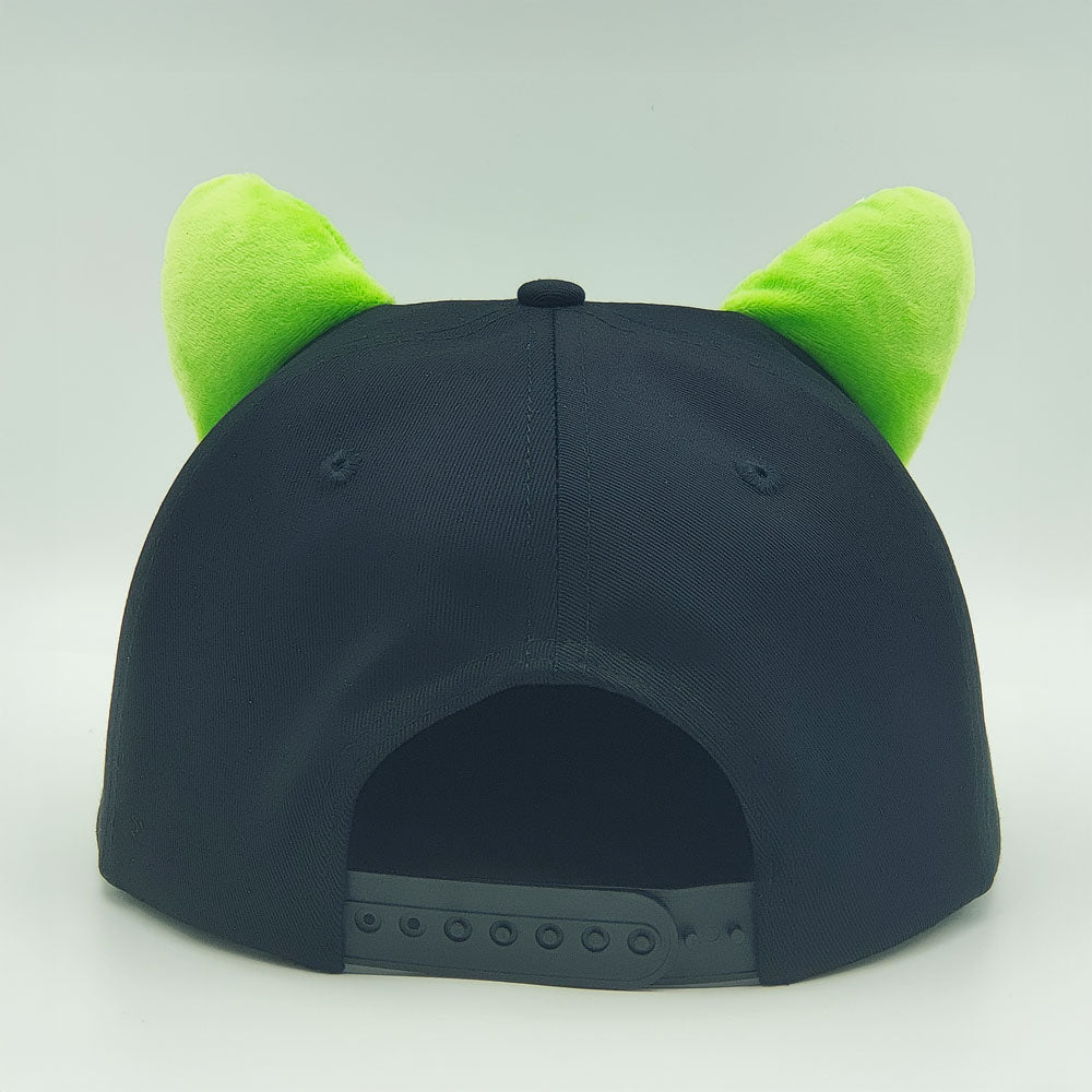 Sheppy Love Zombie Cat Plush Snapback Cap – Limited Collection (Hand Crafted)